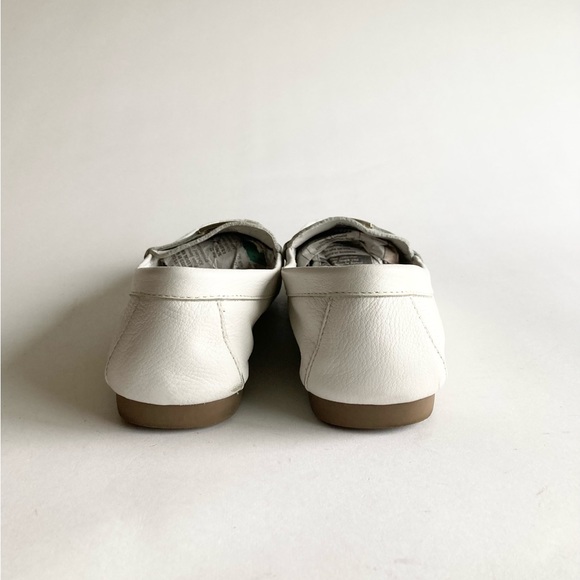 Giani Bernini GB Dailyn White Pebble Genuine Leather Loafers size 8.5 - Picture 12 of 16